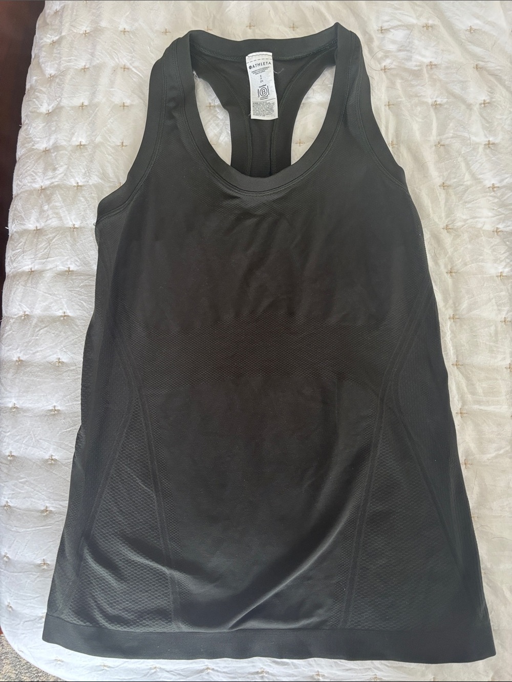 Athleta Black Racerback Training Tank